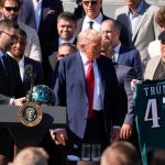 Donald Trump endorses Eagles’ ‘tush push’ play in White House visit